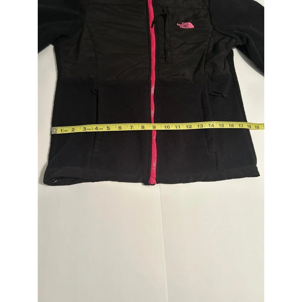 The North Face Women’s Denali 2.0 Black & Pink Full-Zip Fleece Jacket – Size Sma